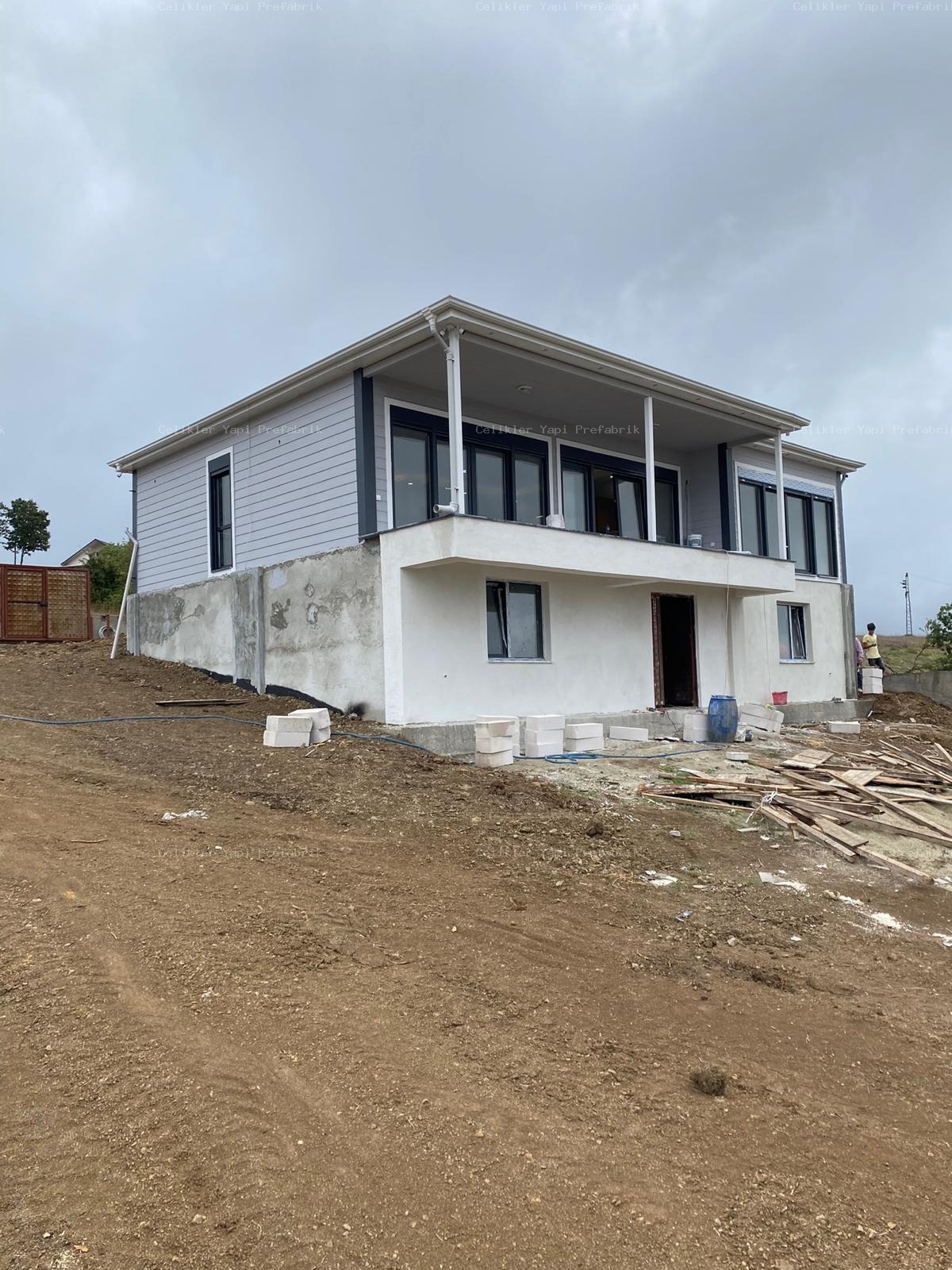 135m2 3+1  İç+Dış Kaplamalı Yarım Kat Üstü Lüx Projemiz